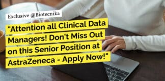"Attention all Clinical Data Managers! Don't Miss Out on this Senior Position at AstraZeneca - Apply Now!"