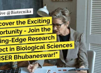 "Discover the Exciting Opportunity - Join the Cutting-Edge Research Project in Biological Sciences at NISER Bhubaneswar!"
