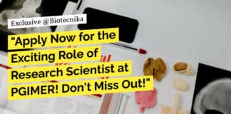 "Apply Now for the Exciting Role of Research Scientist at PGIMER! Don't Miss Out!"