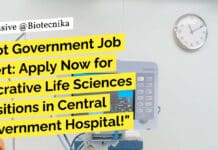 Hot Government Job Alert: Apply Now for Lucrative Life Sciences Positions in Central Government Hospital! "Hot Government Job Alert: Apply Now for Lucrative Life Sciences Positions in Central Government Hospital!"