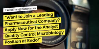 Analyst Quality Control Microbiology Recruitment at Endo, Apply Online