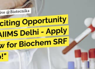 "Exciting Opportunity at AIIMS Delhi - Apply Now for Biochem SRF Job!"