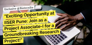 "Exciting Opportunity at IISER Pune: Join as a Project Associate-I for a Groundbreaking Research Project!"