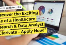 Life Sciences Data Analyst Job Opening at Clarivate, Apply Online