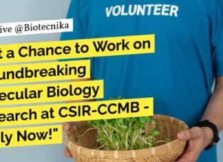 "Get a Chance to Work on Groundbreaking Molecular Biology Research at CSIR-CCMB - Apply Now!"