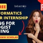 KWIK Scholarship For Biotech