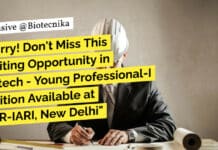 ICAR-IARI Biotech Project Vacancy - Attend Walk-In-Interview