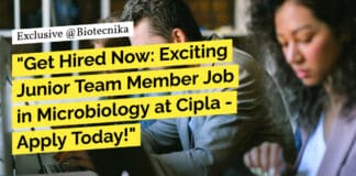 BSc Microbiology Vacancies 2023 - CIPLA Hiring!