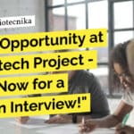 Huge Opportunity at NII Biotech Project – Apply Now for a Walk-In Interview! NII Biotech Project Vacancy - Attend Walk-In-Interview