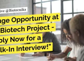 NII Biotech Project Vacancy - Attend Walk-In-Interview