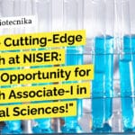 Join the Cutting-Edge Research at NISER: Exciting Opportunity for Research Associate-I in Biological Sciences! NISER Biological & Life Sciences RA Job Recruitment - Applications Invited