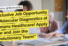 Exclusive Job Opportunity in Molecular Diagnostics at Siemens Healthcare! Apply Now and Join the Revolutionary Team! "Exclusive Job Opportunity in Molecular Diagnostics at Siemens Healthcare! Apply Now and Join the Revolutionary Team!"