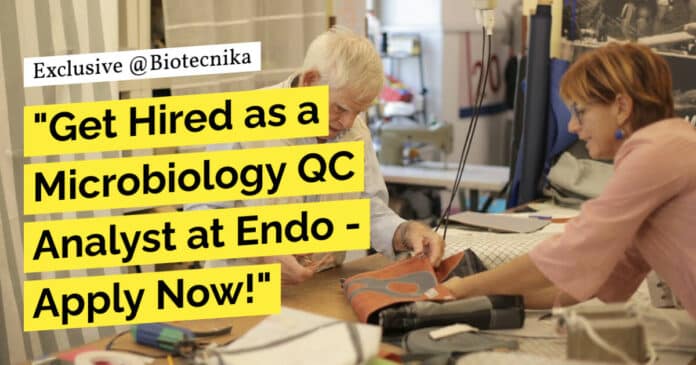 "Get Hired as a Microbiology QC Analyst at Endo - Apply Now!"