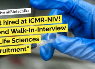 "Get hired at ICMR-NIV! Attend Walk-In-Interview for Life Sciences Recruitment"