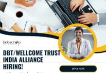 Get a Dream Job: Communications Consultant at DBT/Wellcome Trust India Alliance! Communications Consultant Job
