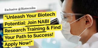 "Unleash Your Biotech Potential: Join NABI Research Training & Find Your Path to Success! Apply Now!"