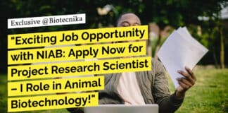 NIAB Project Research Job - Life Sciences Apply Online