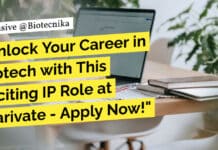Unlock Your Career in Biotech with This Exciting IP Role at Clarivate – Apply Now! BTech Biotech Clarivate Job - Apply For an IPE Post