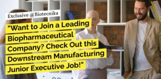 BSc Biochem Biotech Syngene Job Opening - Apply For Downstream Manufacturing Post