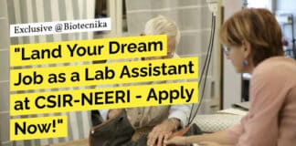"Land Your Dream Job as a Lab Assistant at CSIR-NEERI - Apply Now!"