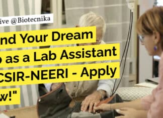 "Land Your Dream Job as a Lab Assistant at CSIR-NEERI - Apply Now!"