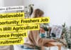 Unbelievable Opportunity: Freshers Job with IRRI Agricultural Science Project Recruitment! IRRI Agricultural Science Project Post Recruitment