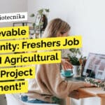 IRRI Agricultural Science Project Post Recruitment