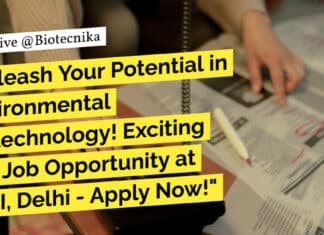 "Unleash Your Potential in Environmental Biotechnology! Exciting JRF Job Opportunity at TERI, Delhi - Apply Now!"