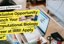 Exclusive Freshers Opportunity: Launch Your Computational Biology Career at IRRI! Bioinformatics Apply Now! "Exclusive Opportunity: Launch Your Computational Biology Career at IRRI! Apply Now!"