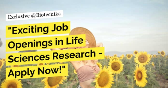 ICAR-IARI Life Sciences Research Job Openings - Applications Invited