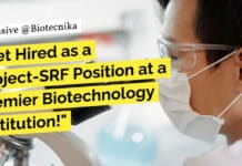 Get Hired as a Project-SRF Position at a Premier Biotechnology Institution! "Get Hired as a Project-SRF Position at a Premier Biotechnology Institution!"