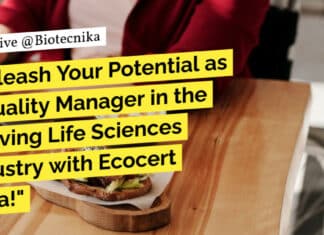 Ecocert Food Tech Job - Life & Agricultural Sciences Quality Job