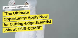 CSIR-CCMB Life Sciences Vacancies - Apply For Scientist Posts