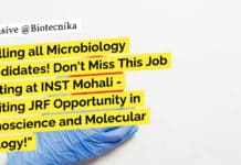 Calling all Microbiology Candidates! Don’t Miss This Job Posting at INST Mohali – Exciting JRF Opportunity in Nanoscience and Molecular Biology! "Calling all Microbiology Candidates! Don't Miss This Job Posting at INST Mohali - Exciting JRF Opportunity in Nanoscience and Molecular Biology!"
