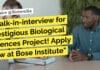 Walk-in-interview for Prestigious Biological Sciences Project! Apply Now at Bose Institute Bose Institute Biological Sciences Project Recruitment