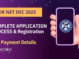 CSIR NET Dec 2023 Application Form Details