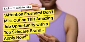 Freshers Biotech Jobs India - Minimalist Skincare Jobs 2023