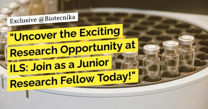 Govt ILS JRF Post - Life Sciences Apply Online