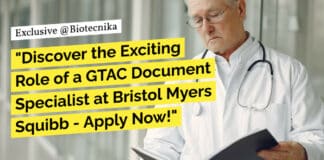 "Discover the Exciting Role of a GTAC Document Specialist at Bristol Myers Squibb - Apply Now!"