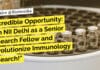 Incredible Opportunity: Join NII Delhi as a Senior Research Fellow and Revolutionize Immunology Research! "Incredible Opportunity: Join NII Delhi as a Senior Research Fellow and Revolutionize Immunology Research!"