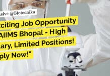 Exciting Job Opportunity at AIIMS Bhopal – High Salary, Limited Positions! Apply Now! "Exciting Job Opportunity at AIIMS Bhopal - High Salary, Limited Positions! Apply Now!"