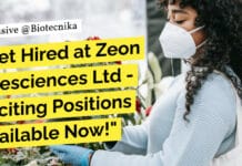 "Get Hired at Zeon Lifesciences Ltd - Exciting Positions Available Now!"