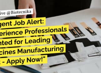 Bharat Biotech Job Openings - MSc, BTech & BSc Biotech Apply 