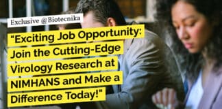 "Exciting Job Opportunity: Join the Cutting-Edge Virology Research at NIMHANS and Make a Difference Today!"