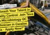 "Unleash Your Talent in Quality Control: Join Teva as a Microbiology QC Technician in Gwalior, India - Apply Now!"