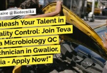 Join Teva as a Microbiology QC Technician in Gwalior, India – Apply Now! "Unleash Your Talent in Quality Control: Join Teva as a Microbiology QC Technician in Gwalior, India - Apply Now!"