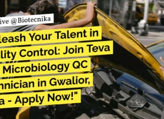 "Unleash Your Talent in Quality Control: Join Teva as a Microbiology QC Technician in Gwalior, India - Apply Now!"