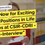 "Apply Now for Exciting Project Positions in Life Sciences at CSIR-CDRI - Walk-in-Interview"