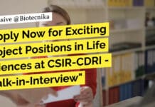 Apply Now for Exciting Project Positions in Life Sciences at CSIR-CDRI – Walk-in-Interview "Apply Now for Exciting Project Positions in Life Sciences at CSIR-CDRI - Walk-in-Interview"