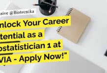 Unlock Your Career Potential as a Biostatistician 1 at IQVIA – Apply Now! IQVIA Biostatician Job Opening - Apply Online